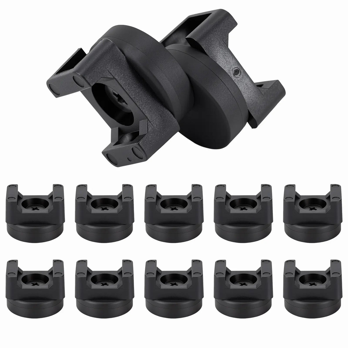 Heavy-Duty Magnetic Cable Tie Mounts, 22mm Magnetic Zip Tie Mount Bases, 22lbs Strong Magnetic Wire Holders and Cable Organizers for Home, Office, Marine, and Electrical Wire Management